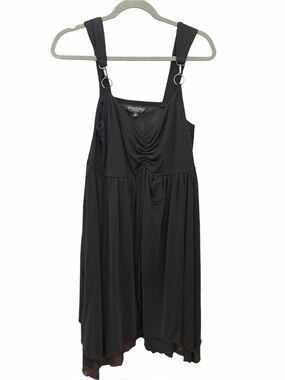 Torrid Black O Ring Gothic Midi Dress Plus Size Witchy Grunge